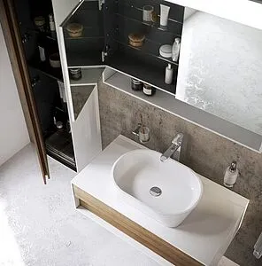 Шкаф-зеркало Ravak Step 100 белый X000001421, 3