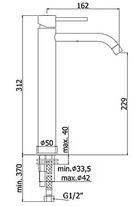 Смеситель для раковины Paffoni Light розовое золото LIG081ROSE Смеситель для раковины Paffoni Light розовое золото LIG081ROSE, 2