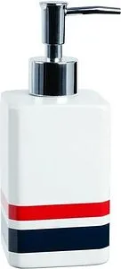 Дозатор для жидкого мыла Fixsen Tomy белый/с рисунком/хром FX-231-1 Дозатор для жидкого мыла Fixsen Tomy белый/с рисунком/хром FX-231-1, 1