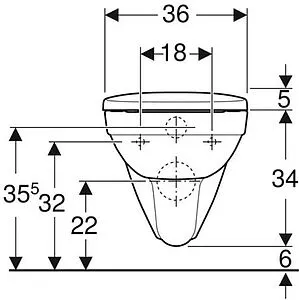 Комплект 5 в 1 Geberit Selnova Rimfree 500.153.07.1 с кнопкой Delta 01 115.107.11.1 белый глянцевый Комплект 5 в 1 Geberit Selnova Rimfree 500.153.07.1 с кнопкой Delta 01 115.107.11.1 белый глянцевый, 4