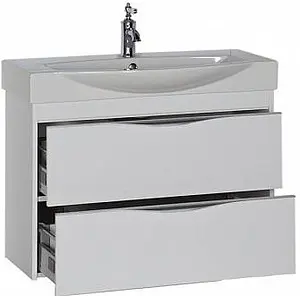 Тумба-умывальник Aquanet Франка 85 белый 00183053+00182329, 5