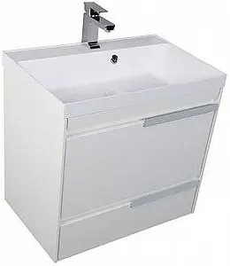 Тумба-умывальник Aquanet Тиволи 70 белый 00180054+00179394, 5