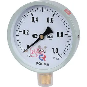 Манометр радиальный Росма ТМ-510Р.00 100мм 10 бар ½" 00000006819 Манометр радиальный Росма ТМ-510Р.00 100мм 10 бар ½" 00000006819, 3