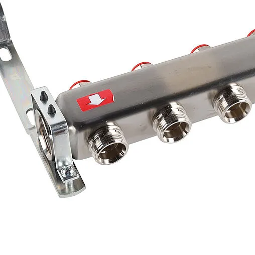 Группа коллекторная без расходомеров 8 отводов 1&quot;в/в x ¾&quot;ек Rommer RMS-3200-000008