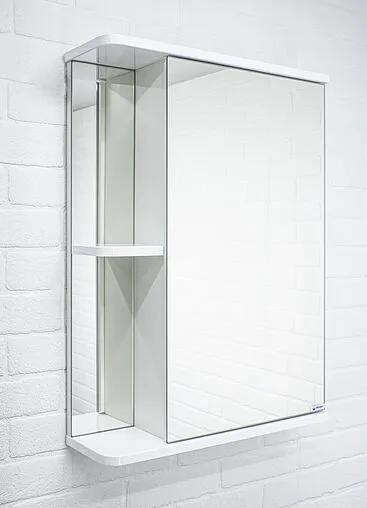 Шкаф-зеркало Айсберг Норма 1-55 R белый DA1604HZ