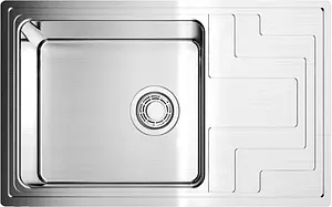 Мойка кухонная Omoikiri Mizu 78-LB-IN нержавеющая сталь 4973729 Мойка кухонная Omoikiri Mizu 78-LB-IN нержавеющая сталь 4973729, 1