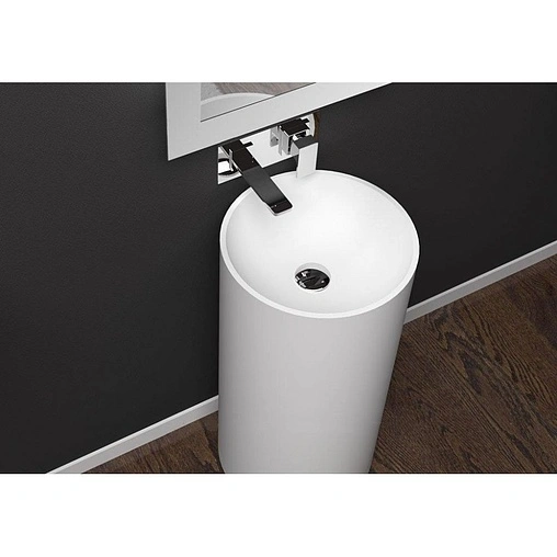 Раковина Aquanet Circle V28 43 белый матовый 00198949