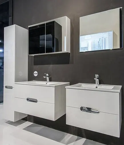 Шкаф-пенал подвесной с бельевой корзиной Am.Pm Spirit 32 L белый M70CHL0321WG