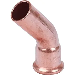 Отвод пресс однораструбный 22мм угол 45° Sanha 6040 1604022, 4