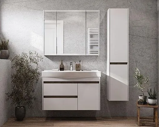 Шкаф-пенал подвесной Aquaton Нортон 34 L белый глянец 1A249403NT01L Шкаф-пенал подвесной Aquaton Нортон 34 L белый глянец 1A249403NT01L