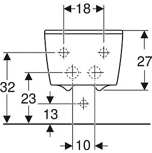Биде подвесное Geberit Xeno² белый 500.501.01.1, 2