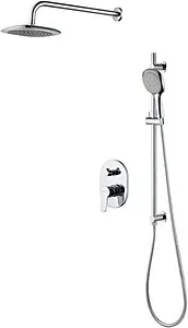Душевая система со смесителем для душа D&K Rhein.Marx хром DA1395701 Душевая система со смесителем для душа D&K Rhein.Marx хром DA1395701, 1