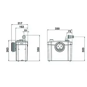 Канализационная насосная установка SFA Sanitop Канализационная насосная установка SFA Sanitop, 2