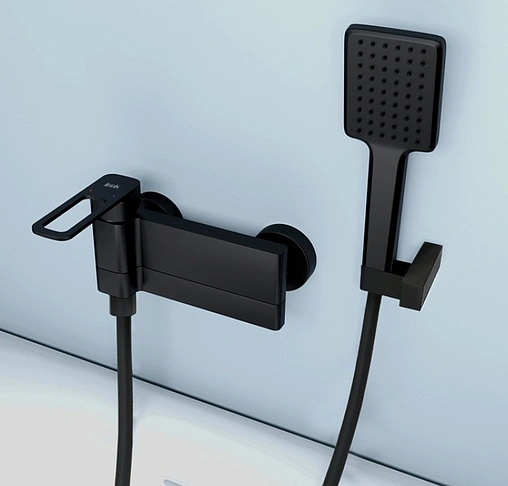 Смеситель для ванны IDDIS Slide чёрный матовый SLIBL00i02