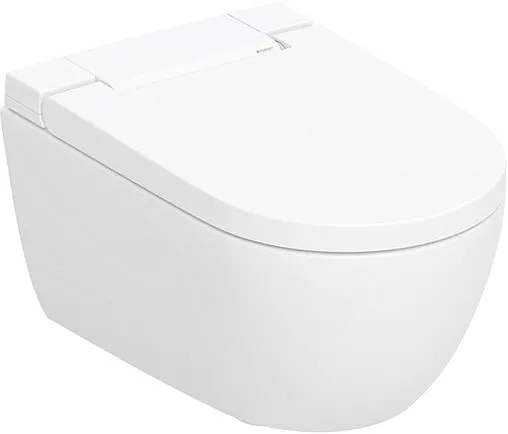 Умный унитаз-биде подвесной безободковый Geberit AquaClean Alba белый 146.350.01.1