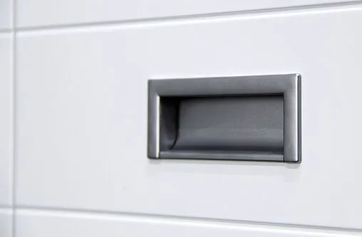 Шкаф-пенал напольный Домино Cube 60 белый DC5014P