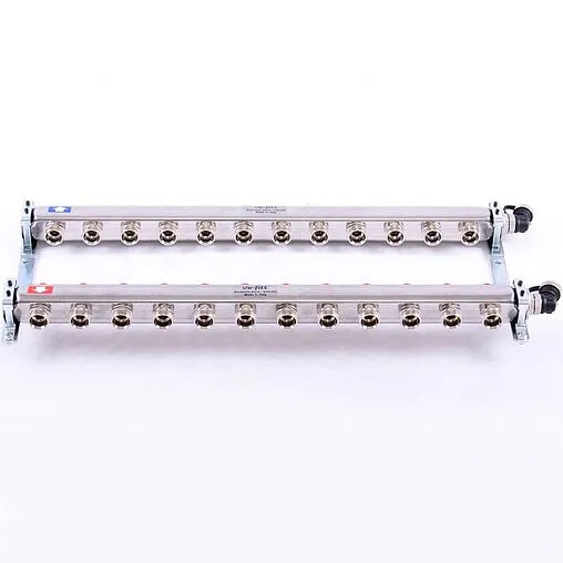 Группа коллекторная распределительная 12 отводов 1&quot;в/в x ¾&quot;ек Uni-fitt 451I4312