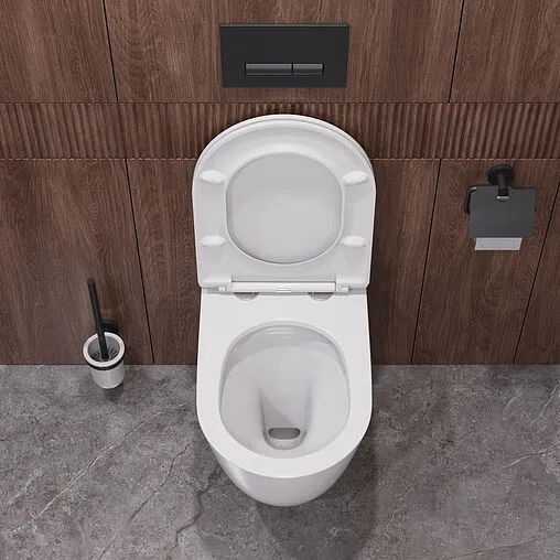 Унитаз подвесной безободковый Cezares Relax Tornado белый CZR-3806-53-TH-TOR/SC