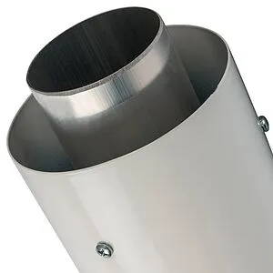 Коаксиальная труба Ø 60/100мм L=900мм с наконечником Stout SCA-6010-000900, 4