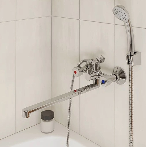 Смеситель для ванны с длинным изливом Milardo Tring хром TRISBL2M10 Смеситель для ванны с длинным изливом Milardo Tring хром TRISBL2M10