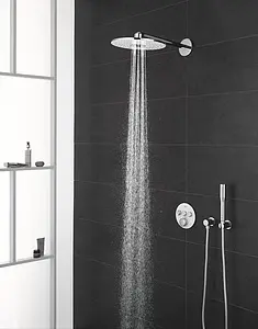 Лейка верхнего душа с настенным креплением Grohe Rainshower 310 SmartActive белый/хром 26475LS0, 4