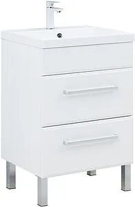 Тумба-умывальник Aquanet Лукка 60 белый 00302396+00281220, 5