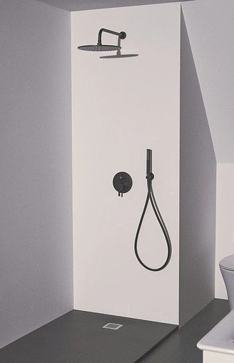 Лейка верхнего душа Ideal Standard IdealRain чёрный матовый A5803XG