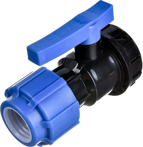 Кран шаровый с переходом на пнд трубу 32мм x ¾&quot;в ТПК-Аква 554223234