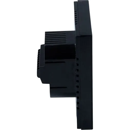 Проводной комнатный терморегулятор двухконтурный НО/НЗ 230В Valtec черный VT.AC634.B.0