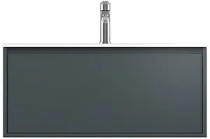 Тумба-умывальник подвесная ISVEA Pro 90 антрацит 21MGS019191I+10SL50091SV Тумба-умывальник подвесная ISVEA Pro 90 антрацит 21MGS019191I+10SL50091SV, 1