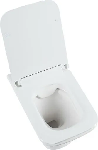 Унитаз подвесной безободковый Aquanet Cube Rimless белый Cube-W