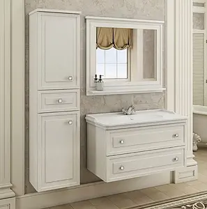 Зеркало Comforty Феррара 100 белый 00004147993CF Зеркало Comforty Феррара 100 белый 00004147993CF, 4