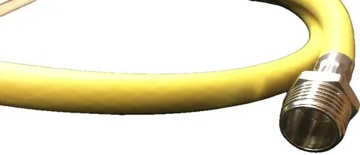 Шланг газовый желтый Elka 0.8м x ½&quot;в x ½&quot;н 4627132450082