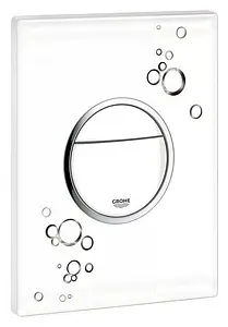 Клавиша смыва для унитаза Grohe Nova Cosmopolitan Print 38847LI0 белый глянцевый Клавиша смыва для унитаза Grohe Nova Cosmopolitan Print 38847LI0 белый глянцевый, 1
