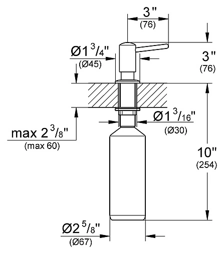 Дозатор для жидкого мыла Grohe Contemporary хром 40536000