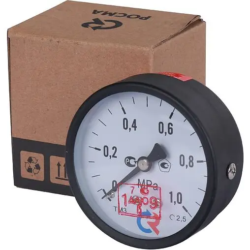 Манометр аксиальный Росма ТМ-310Т.00 63мм 10 бар ¼&quot; 00000008922
