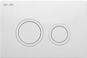 Клавиша смыва для унитаза Am.Pm ErgoFit L I110101 белый глянцевый Клавиша смыва для унитаза Am.Pm ErgoFit L I110101 белый глянцевый, 1