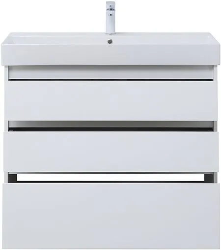 Тумба под умывальник напольная Aquanet Nova Lite 100 белый глянец 00302478