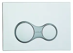 Клавиша смыва для унитаза VitrA Sirius 740-0480 кнопки/хром глянцевый, кольца/хром матовый Клавиша смыва для унитаза VitrA Sirius 740-0480 кнопки/хром глянцевый, кольца/хром матовый, 1