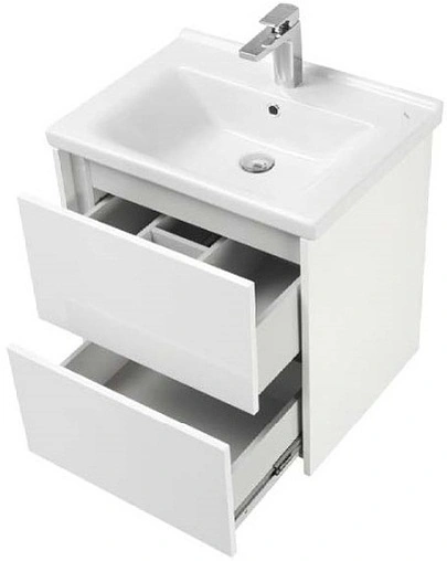 Тумба под умывальник подвесная Aquaton Стоун 60 белый 1A231401SX010