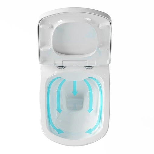 Унитаз подвесной безободковый Ravak Classic RimOFF белый X01671