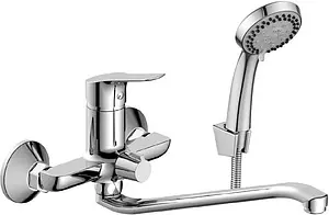 Смеситель для ванны с длинным изливом Rossinka хром RS29-34 Смеситель для ванны с длинным изливом Rossinka хром RS29-34, 1