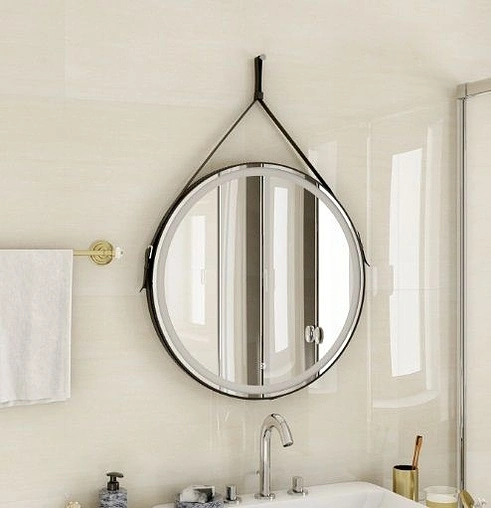 Зеркало на ремне с подсветкой Continent Millenium Black Led 65 чёрный ЗЛП969