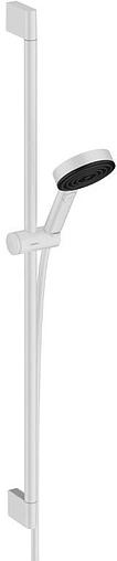 Душевая стойка Hansgrohe Pulsify Select S 105 3jet Relaxation 90см белый матовый/графит 24170700