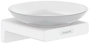 Мыльница Hansgrohe AddStoris белый матовый 41746700 Мыльница Hansgrohe AddStoris белый матовый 41746700, 1