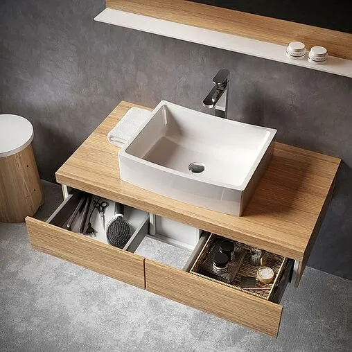 Тумба-умывальник подвесная Ravak SD Formy 120 орех X000001037+XJL01250000