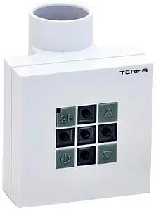 Блок управления Terma KTX2 120-1000 Вт белый WEKT2-K916U Блок управления Terma KTX2 120-1000 Вт белый WEKT2-K916U, 3