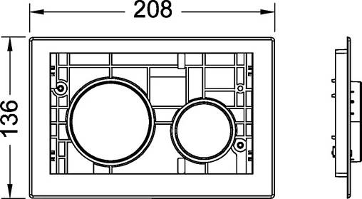 Клавиша TECEloop Modular черный 9240667 Клавиша TECEloop Modular черный 9240667