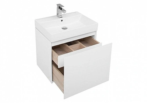 Тумба под умывальник подвесная Aquanet Йорк 60 белый 00202094