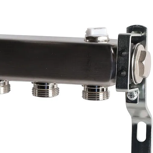 Группа коллекторная распределительная 9 отводов 1&quot;в/в x ¾&quot;ек Rommer RMS-4401-000009